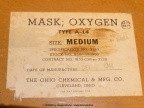 Sauerstoffmaske A-14 Oxygen Mask 1944