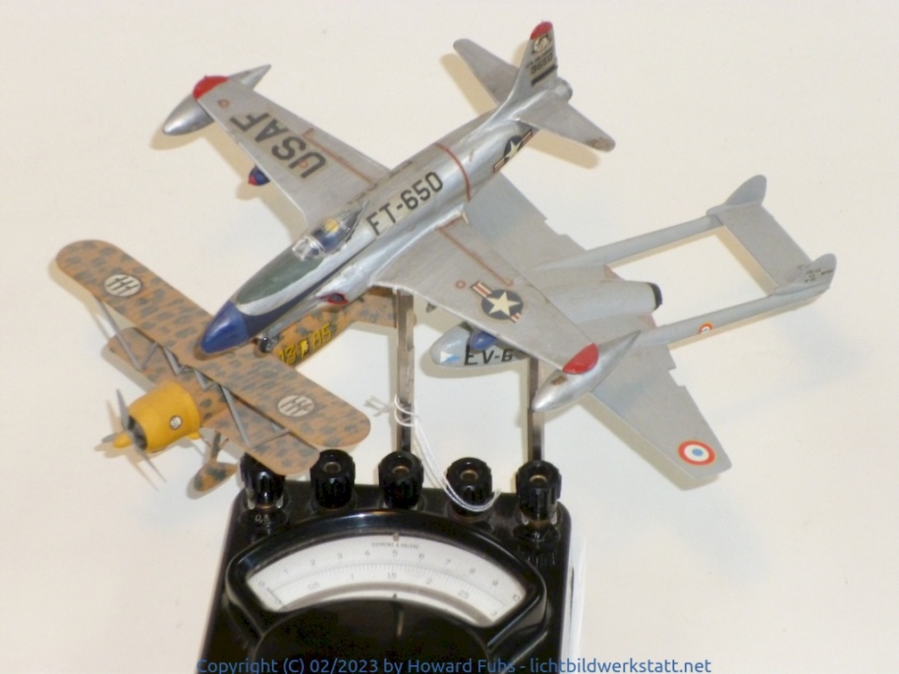 Airfix Lockheed F-80C Shooting Star & Heller De Havilland Vampire  & Fiat CR.42 Falco 1:72